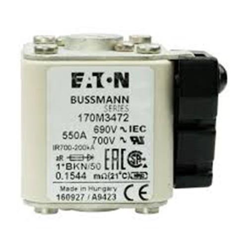 Eaton Bussmann 170M3472 550A 690V AC aR High-Speed Fuse