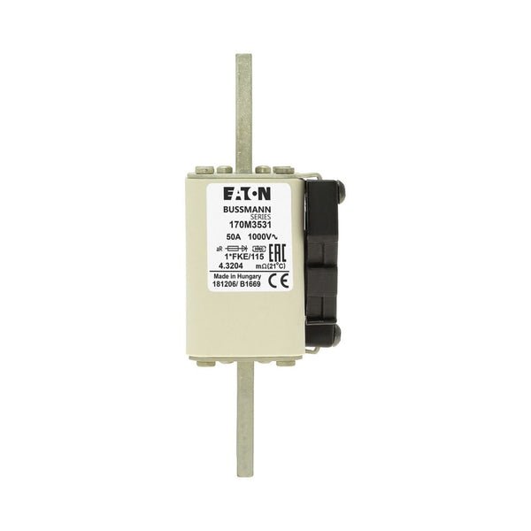 Eaton Bussmann 170M3531 50A 1000V AC aR High-Speed Fuse