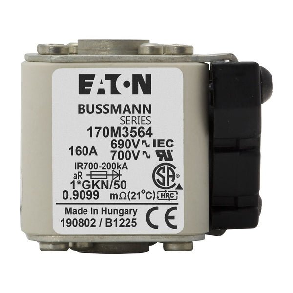 Eaton Bussmann 170M3564 160A 690V AC aR High-Speed Fuse