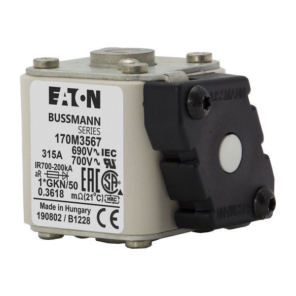 Eaton Bussmann 170M3567 315A 690V AC aR High-Speed Fuse