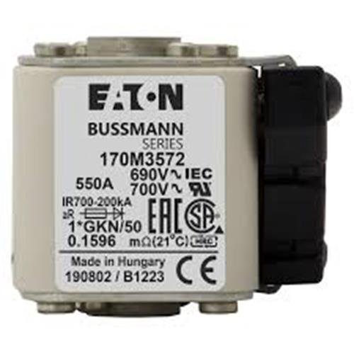 Eaton Bussmann 170M3572 550A 690V AC aR High-Speed Fuse