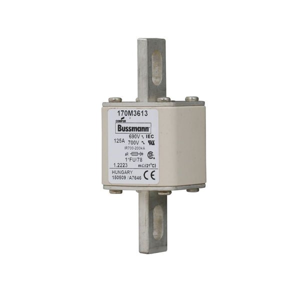Eaton Bussmann 170M3613 125A 690V AC aR High-Speed Fuse