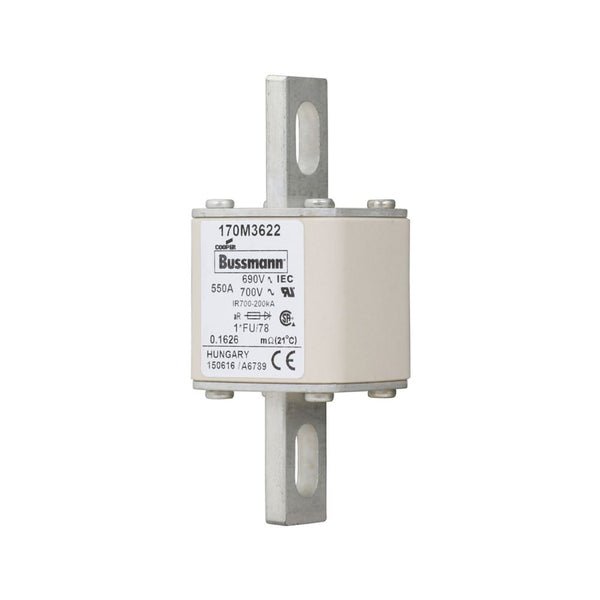 Eaton Bussmann 170M3622 550A 690V AC aR High-Speed Fuse
