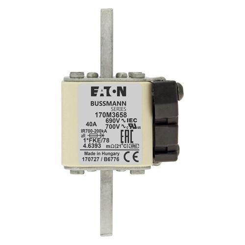 Eaton Bussmann 170M3658 40A 690V AC aR High-Speed Fuse
