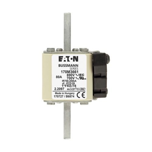 Eaton Bussmann 170M3661 80A 690V AC aR High-Speed Fuse