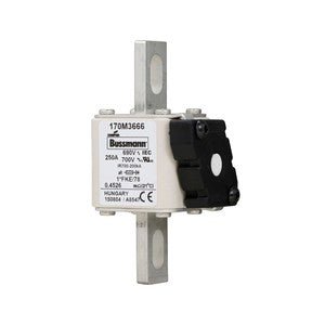 Eaton Bussmann 170M3666 250A 690V AC aR High-Speed Fuse