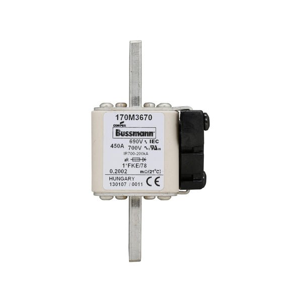 Eaton Bussmann 170M3670 450A 690V AC aR High-Speed Fuse
