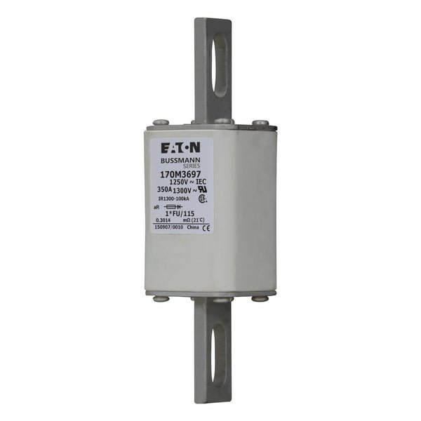 Eaton Bussmann 170M3697 350A 1250V AC aR High-Speed Fuse