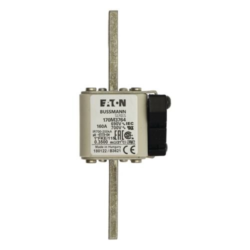 Eaton Bussmann 170M3764 160A 690V AC aR High-Speed Fuse