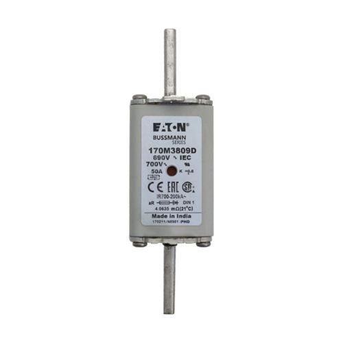 Eaton Bussmann 170M3809D 50A 690V AC aR High-Speed Fuse