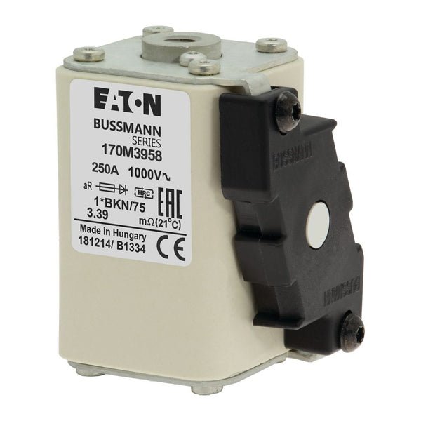 Eaton Bussmann 170M3958 250A 1000V AC aR High-Speed Fuse