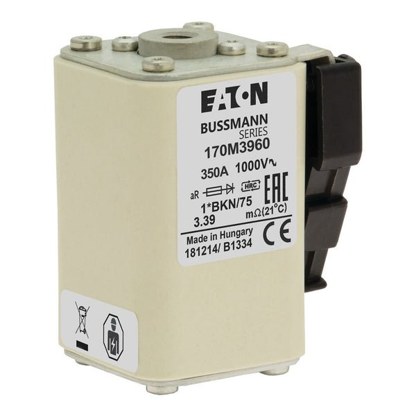 Eaton Bussmann 170M3960 350A 1000V AC aR High-Speed Fuse