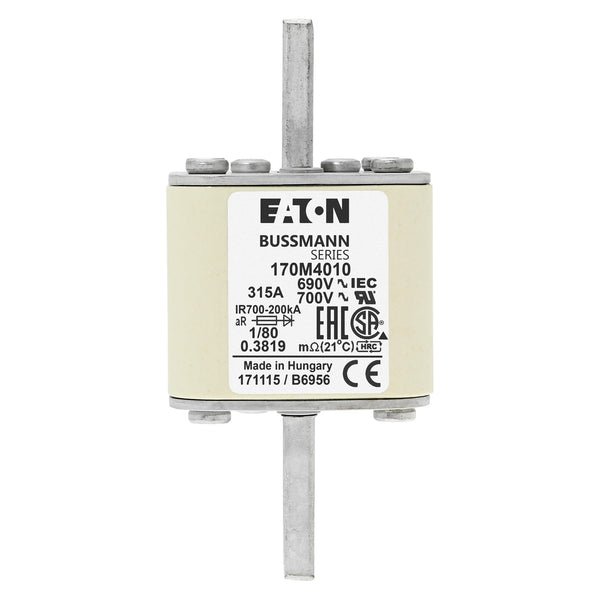 Bussmann 170M4010 315A 690V AC 170M high-speed square-body fuse