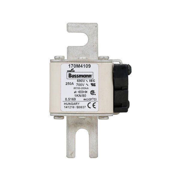 Bussmann 170M4109 250A 690V AC 170M high-speed square-body fuse