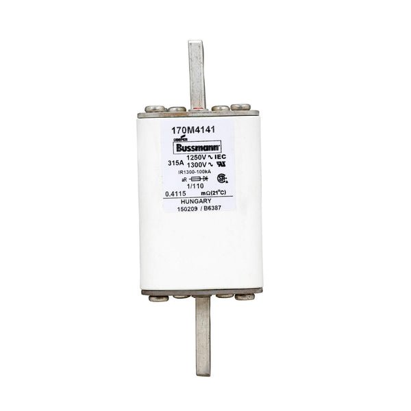 Bussmann 170M4141 315A 1250V AC (IEC) / 1300V AC (UL) 170M high-speed square-body fuse