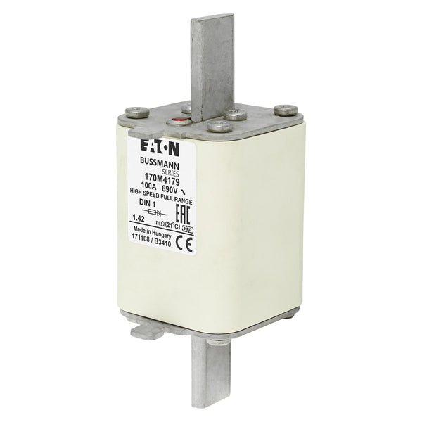 Eaton Bussmann 170M4179 100A 690V AC gR High-Speed Fuse