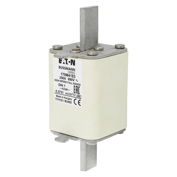 Eaton Bussmann 170M4183 250A 690V AC gR High-Speed Fuse