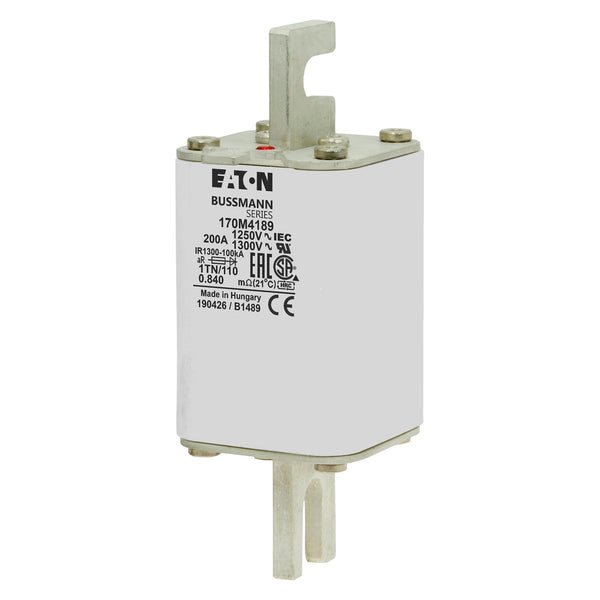 Bussmann 170M4189 200A 1250V AC (IEC) / 1300V AC (UL) 170M high-speed square-body fuse