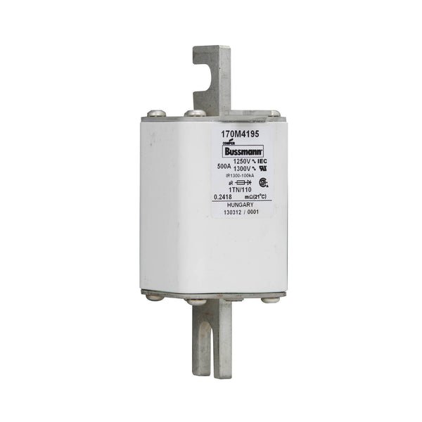 Bussmann 170M4195 500A 1250V AC (IEC) / 1300V AC (UL) 170M high-speed square-body fuse