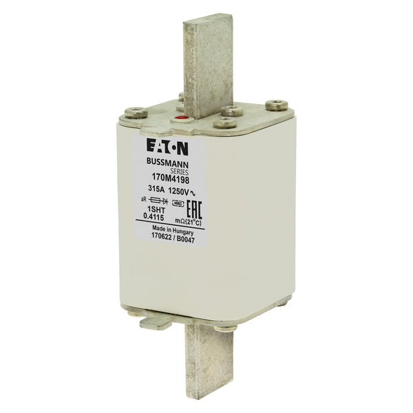 Eaton Bussmann 170M4198 315A 1250V AC aR High-Speed Fuse