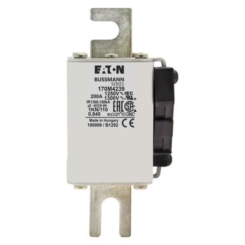 Bussmann 170M4239 200A 1250V AC (IEC) / 1300V AC (UL) 170M high-speed square-body fuse