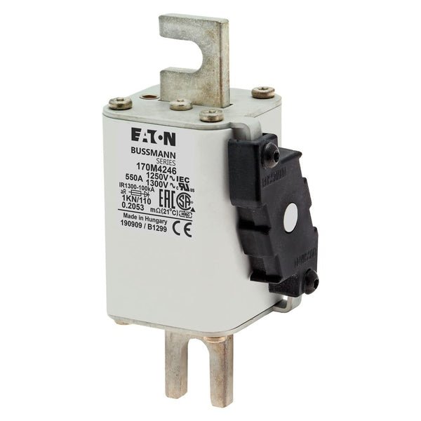 Bussmann 170M4246 550A 1250V AC (IEC) / 1300V AC (UL) 170M high-speed square-body fuse