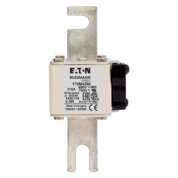 Bussmann 170M4260 315A 690V AC 170M high-speed square-body fuse