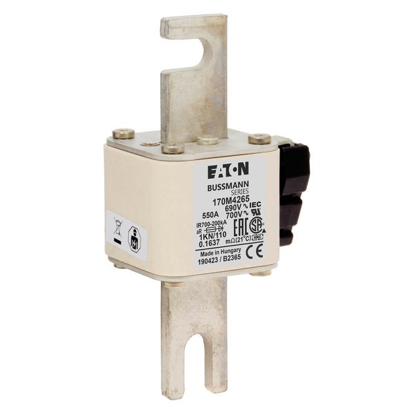Bussmann 170M4265 550A 690V AC 170M high-speed square-body fuse