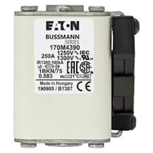 Eaton Bussmann 170M4390 250A 1250V AC aR High-Speed Fuse