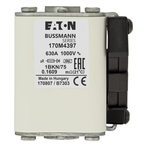 Eaton Bussmann 170M4397 630A 1000V AC aR High-Speed Fuse