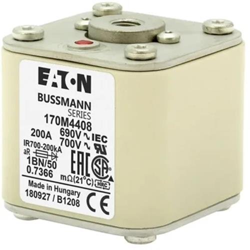 Eaton Bussmann 170M4408 200A 690V AC aR High-Speed Fuse
