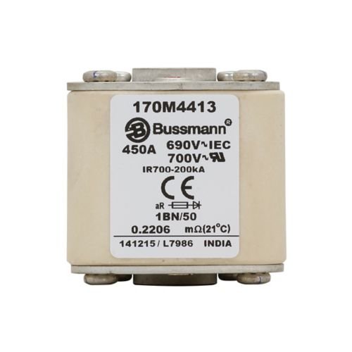Eaton Bussmann 170M4413 450A 690V AC aR High-Speed Fuse