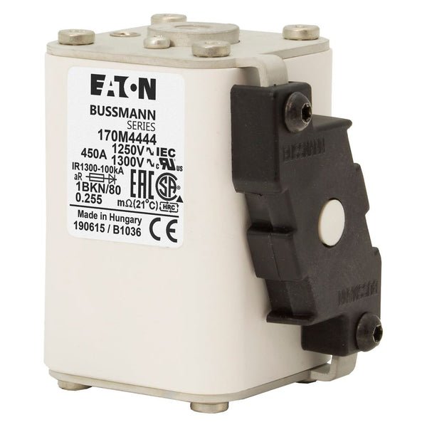 Eaton Bussmann 170M4444 450A 1250V AC aR High-Speed Fuse