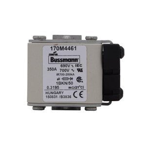 Eaton Bussmann 170M4461 350A 690V AC aR High-Speed Fuse