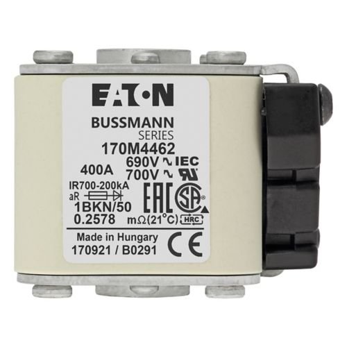 Eaton Bussmann 170M4462 400A 690V AC aR High-Speed Fuse
