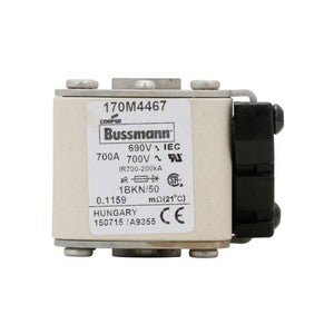 Eaton Bussmann 170M4467 700A 690V AC aR High-Speed Fuse