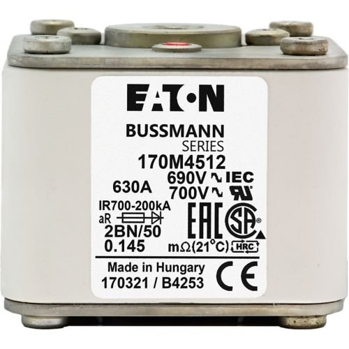 Eaton Bussmann 170M4512 400A 690V AC aR High-Speed Fuse