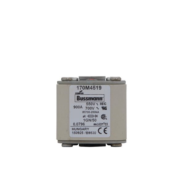 Eaton Bussmann 170M4519 900A 550V AC aR High-Speed Fuse