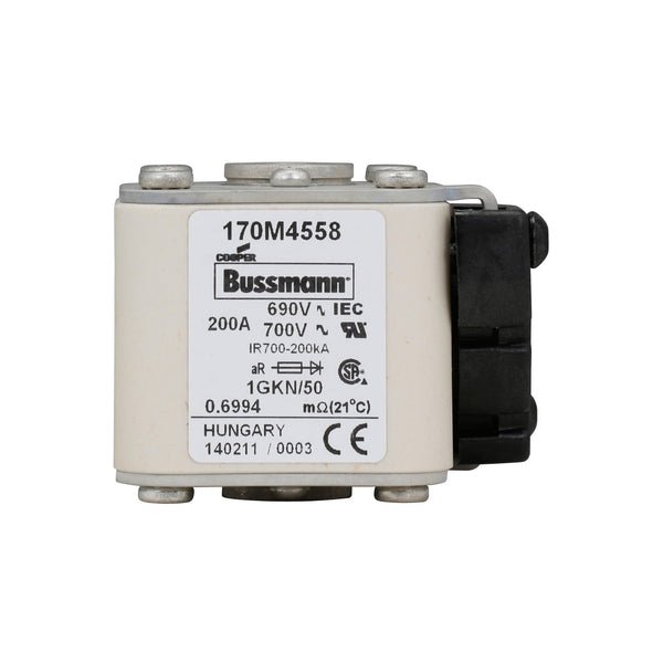 Eaton Bussmann 170M4558 200A 690V AC aR High-Speed Fuse