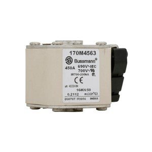 Eaton Bussmann 170M4563 450A 690V AC aR High-Speed Fuse