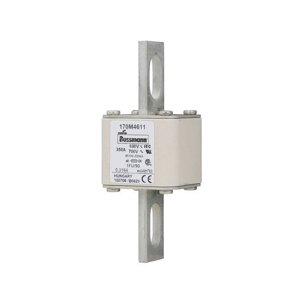 Eaton Bussmann 170M4611 350A 690V AC aR High-Speed Fuse