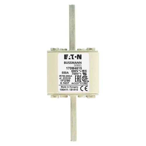 Eaton Bussmann 170M4615 550A 690V AC aR High-Speed Fuse