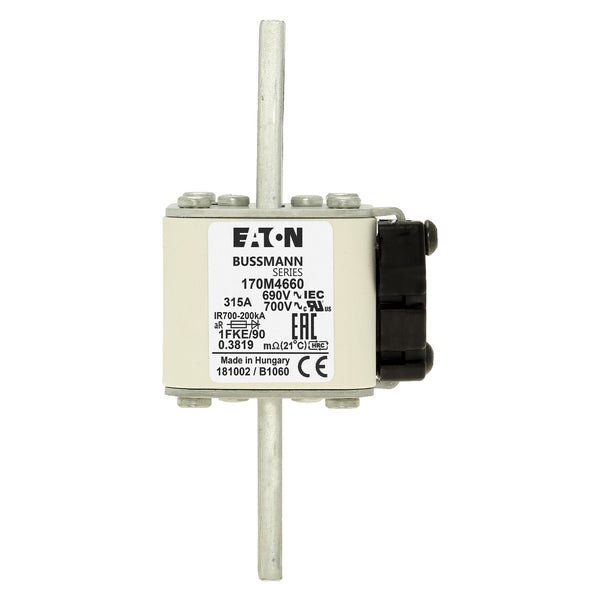 Eaton Bussmann 170M4660 315A 690V AC aR High-Speed Fuse