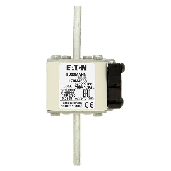 Eaton Bussmann 170M4668 800A 690V AC aR High-Speed Fuse