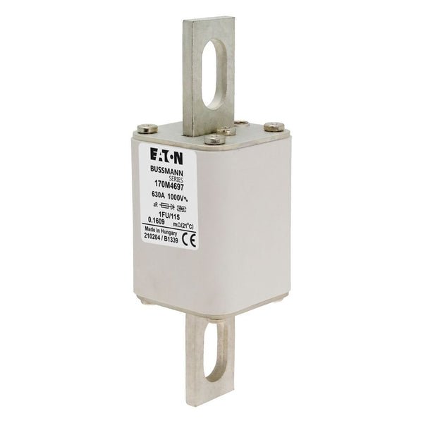 Eaton Bussmann 170M4697 630A 1000V AC aR High-Speed Fuse