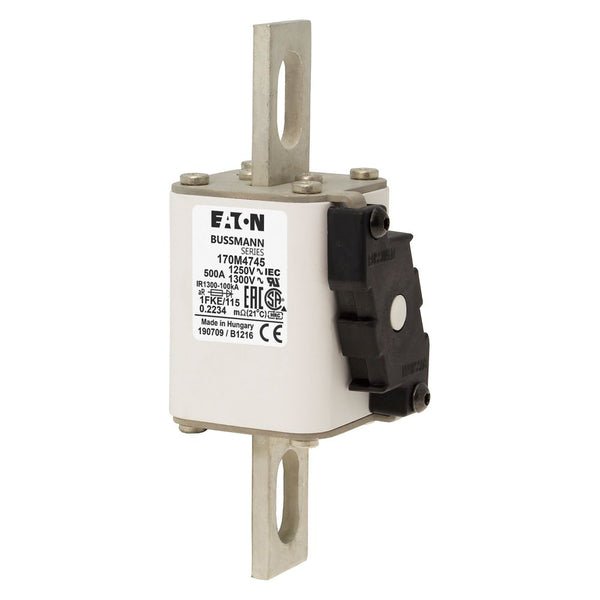 Eaton Bussmann 170M4745 500A 1100V AC aR High-Speed Fuse