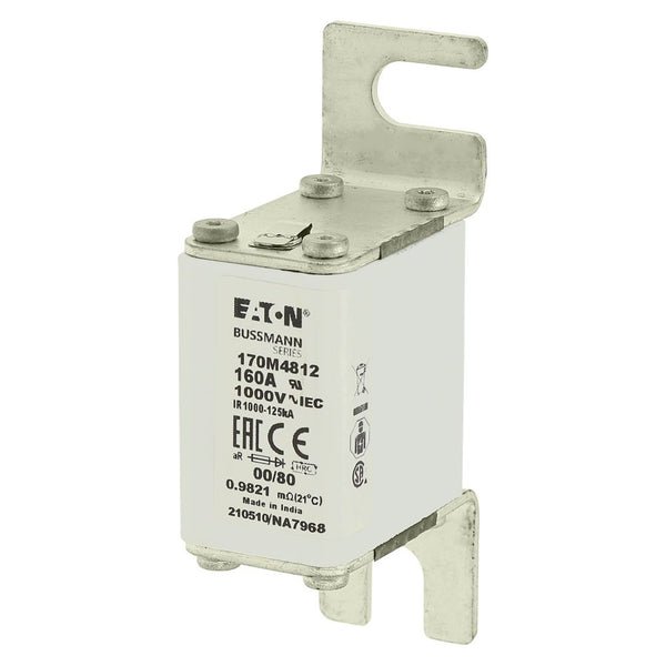 Eaton Bussmann 170M4812 160A 1000V AC aR High-Speed Fuse