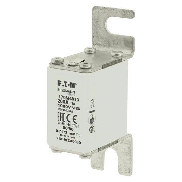 Eaton Bussmann 170M4813 200A 1000V AC aR High-Speed Fuse