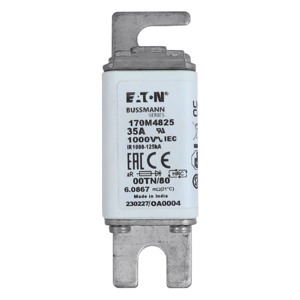 Eaton Bussmann 170M4825 35A 1000V AC aR High-Speed Fuse