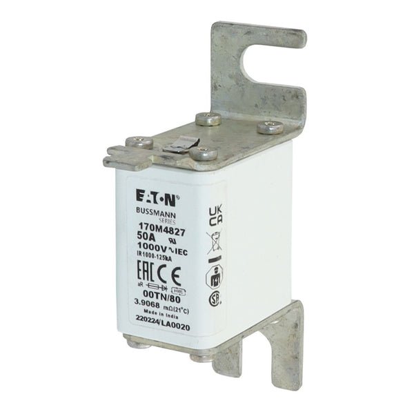 Eaton Bussmann 170M4827 50A 1000V AC aR High-Speed Fuse